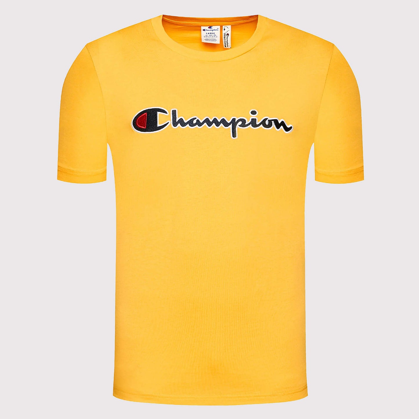 Champion Crewneck T-Shirt Yellow