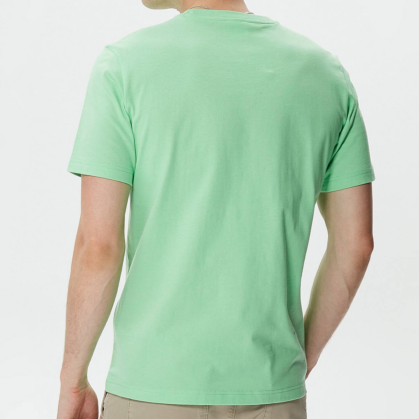 Champion Knitted Logo Crewneck T-Shirt Green