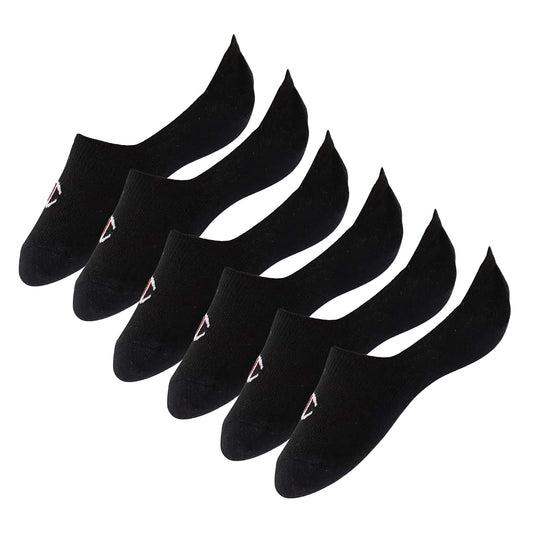 Champion 6Pk Footie Socks Black