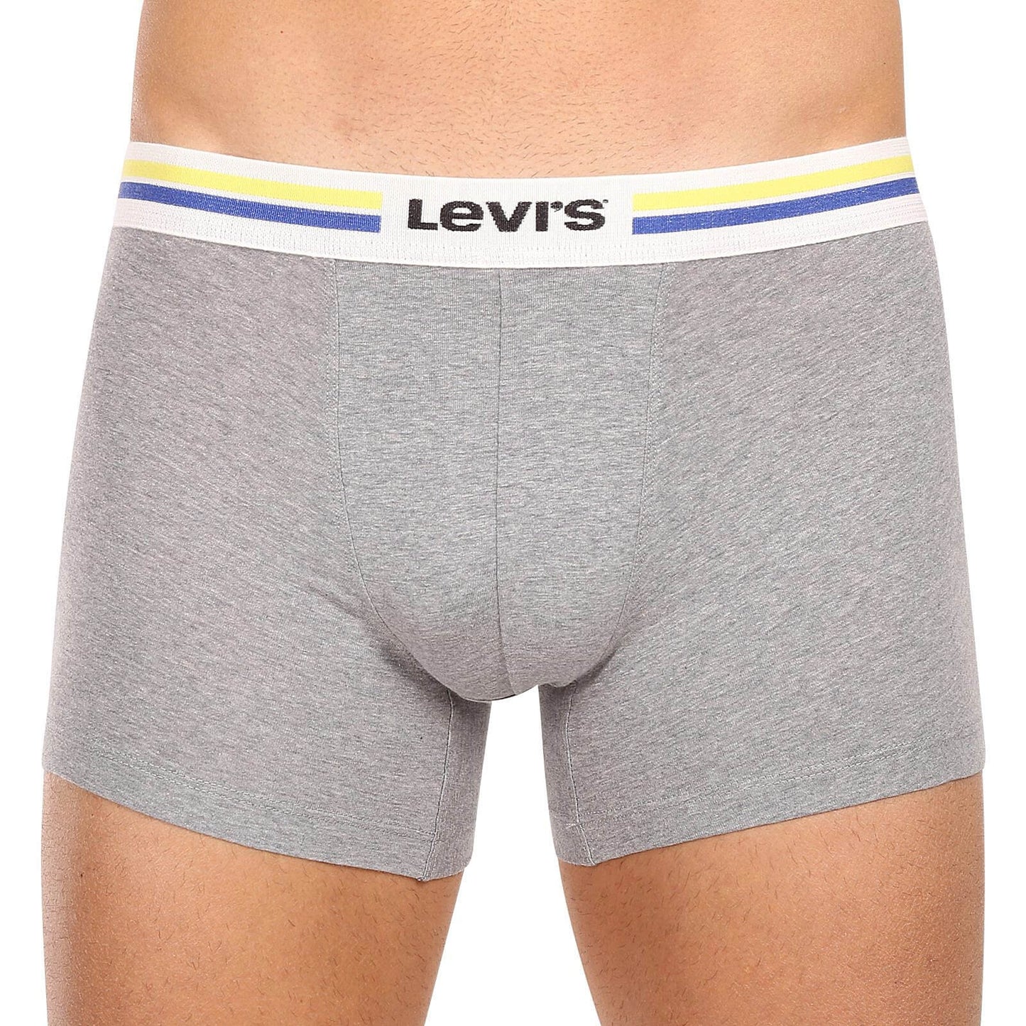 Súprava 2 kusov boxeriek Levi's® Placed Sprtswr Logo Boxer Brief Org 2P tmavomodré/šedé