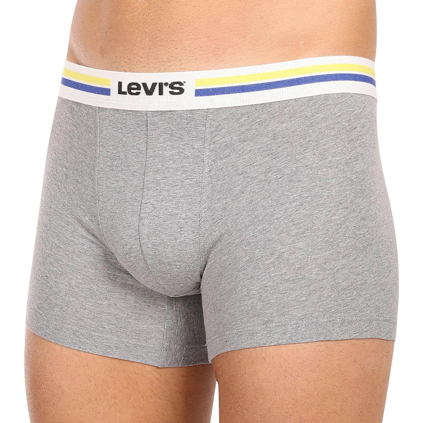 Súprava 2 kusov boxeriek Levi's® Placed Sprtswr Logo Boxer Brief Org 2P tmavomodré/šedé