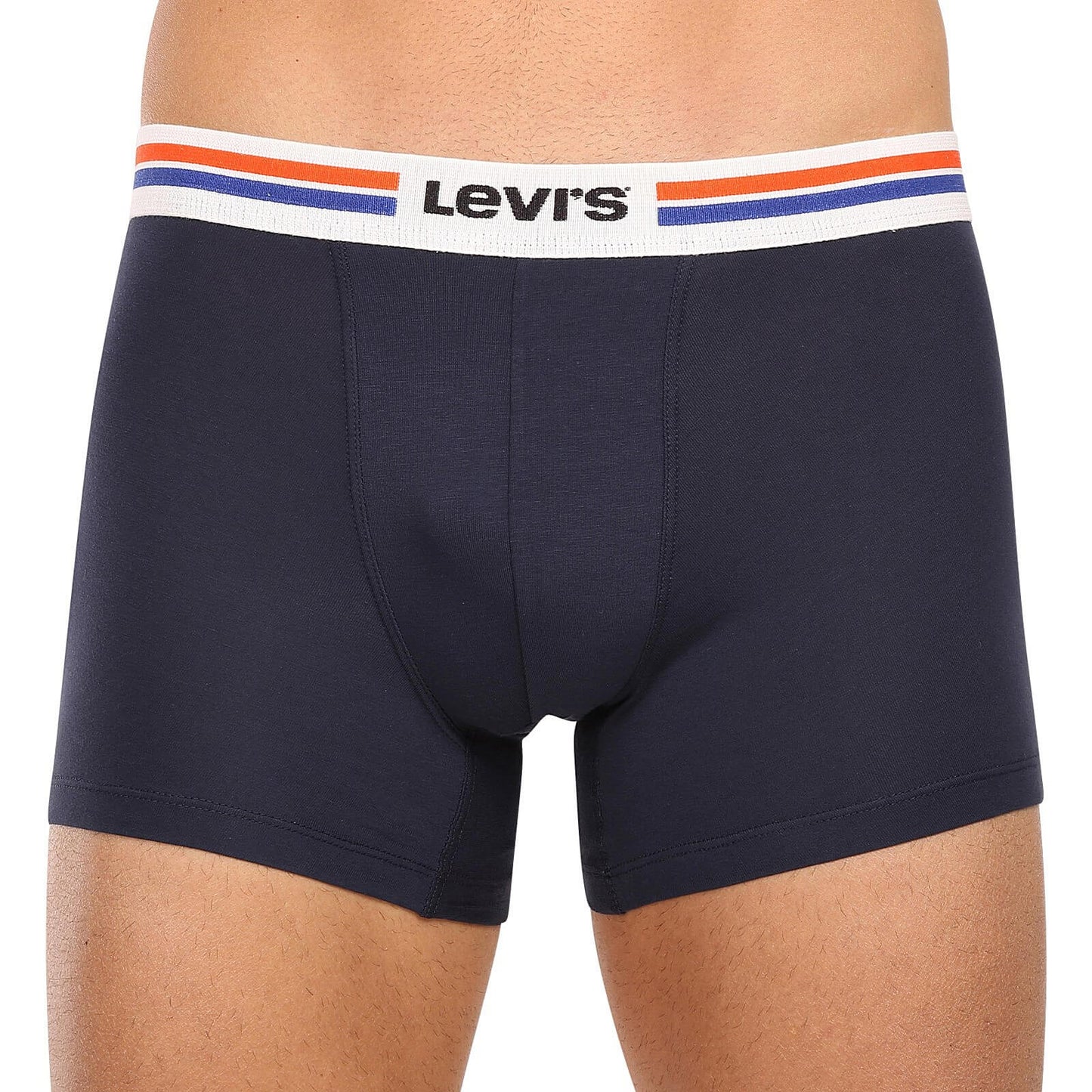 Súprava 2 kusov boxeriek Levi's® Placed Sprtswr Logo Boxer Brief Org 2P tmavomodré/šedé