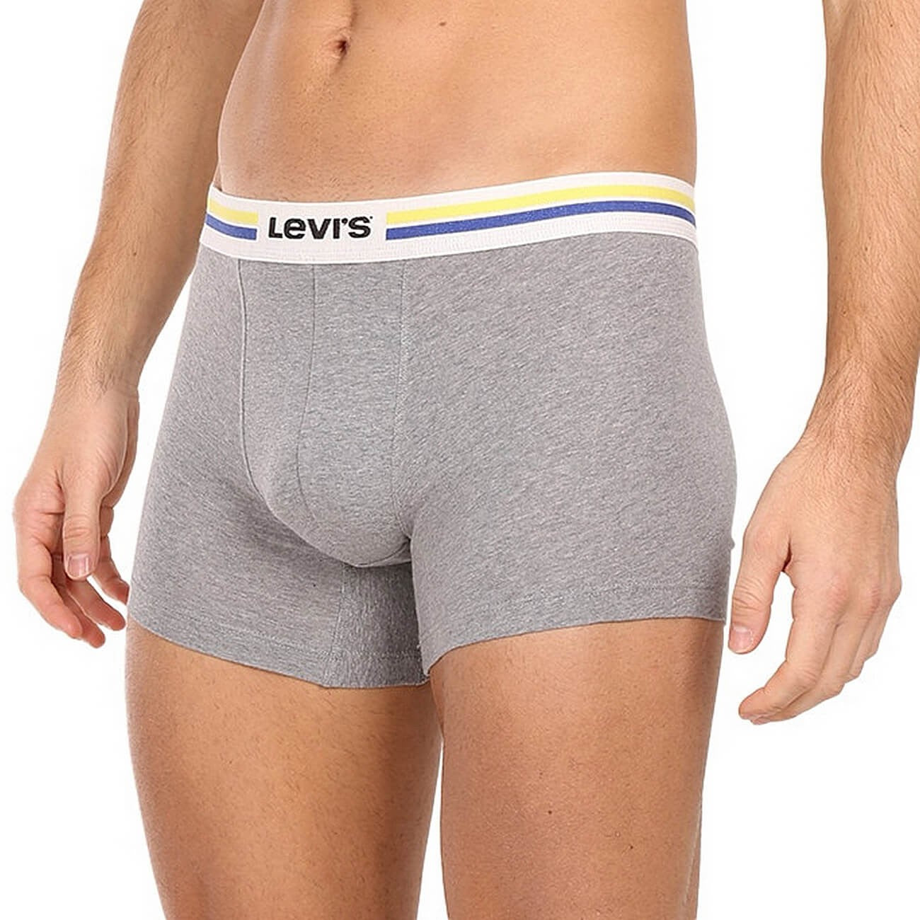 Súprava 2 kusov boxeriek Levi's® Placed Sprtswr Logo Boxer Brief Org 2P tmavomodré/šedé