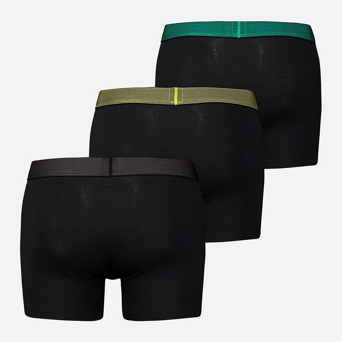 Súprava 3 kusov boxeriek Levi's® Giftbox Dystopian Boxer Brief 3P čierne