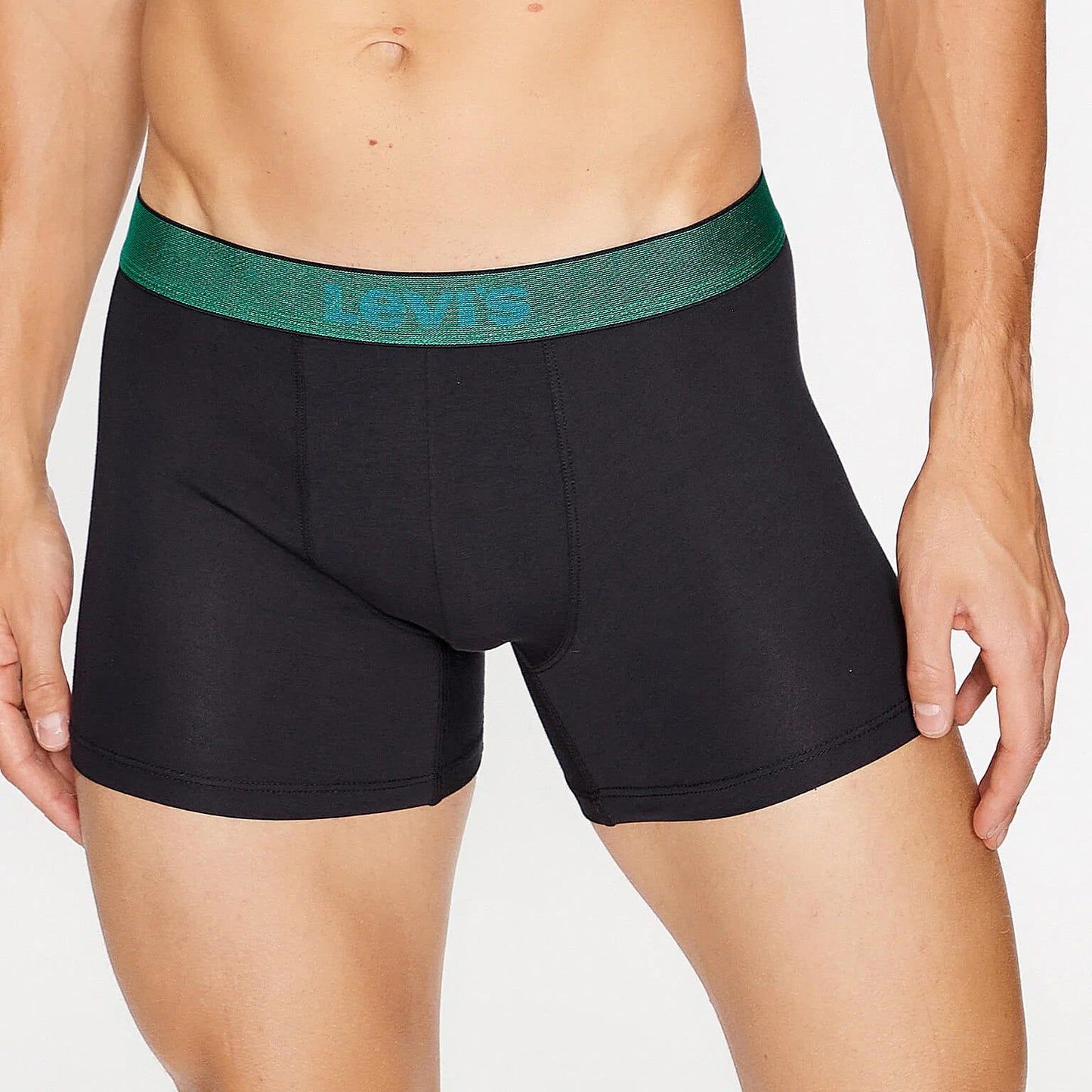 Súprava 3 kusov boxeriek Levi's® Giftbox Dystopian Boxer Brief 3P čierne