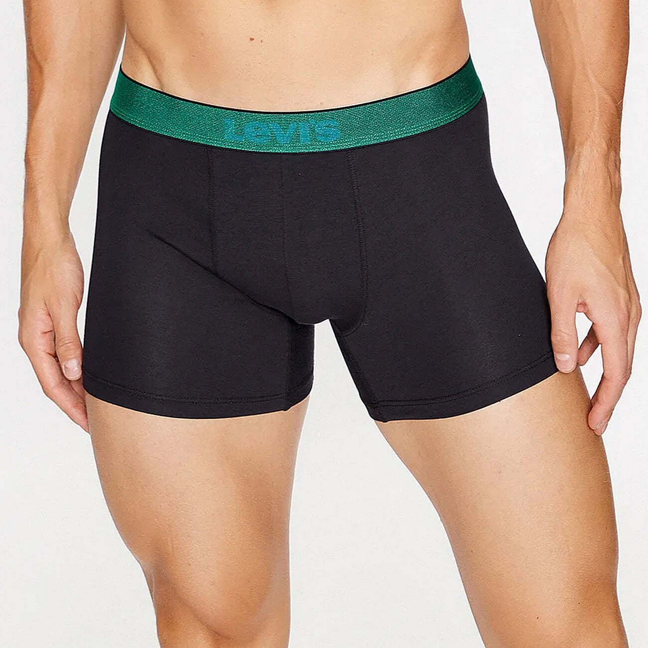 Súprava 3 kusov boxeriek Levi's® Giftbox Dystopian Boxer Brief 3P čierne