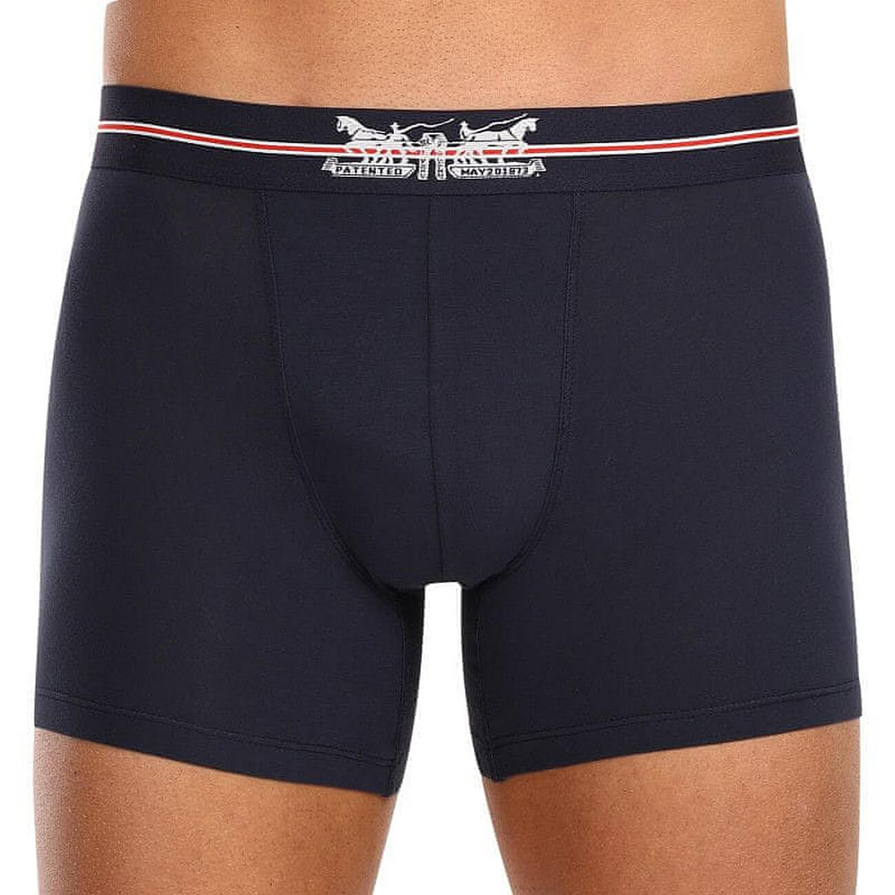 Súprava 3 kusov boxeriek Levi's® Giftbox 2 Horse Pull Logo Boxer Brief 3P tmavomodré/šedé/čierne