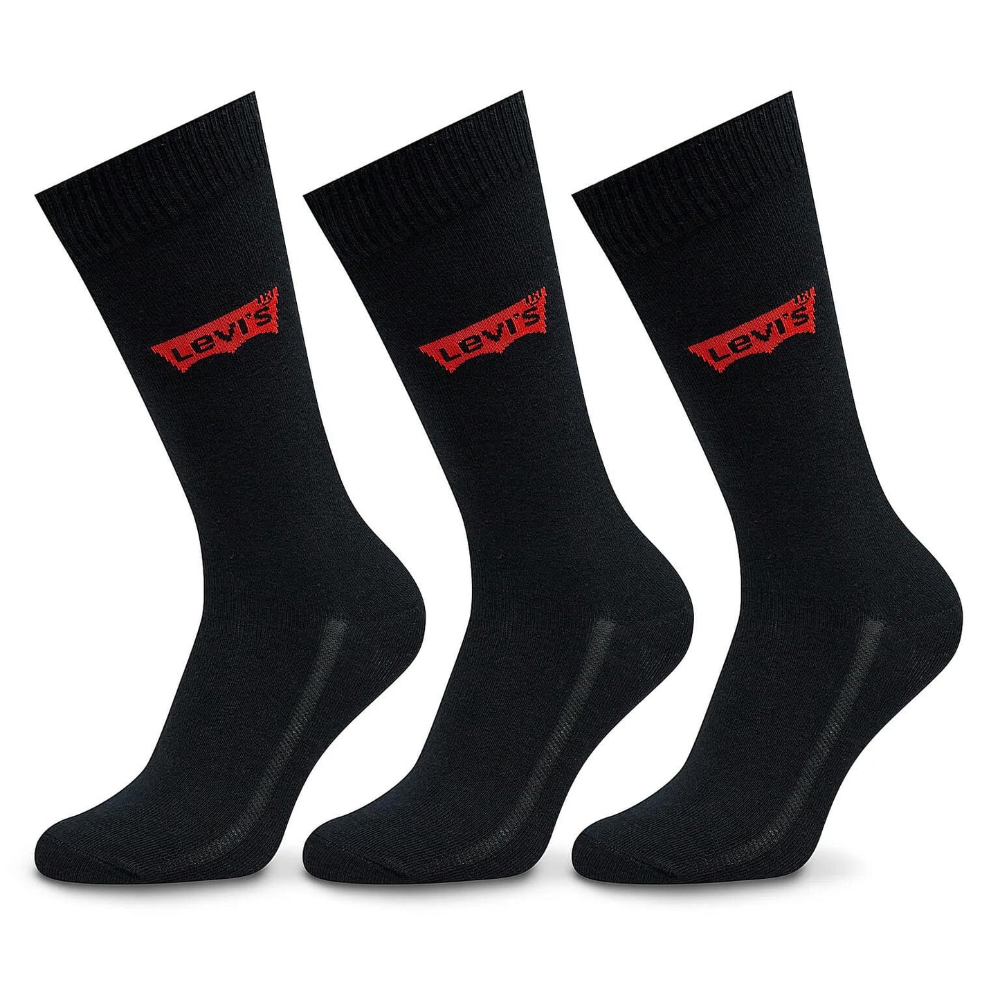 Levis Regular Cut Batwing Logo Recycled Cotton 3P Black