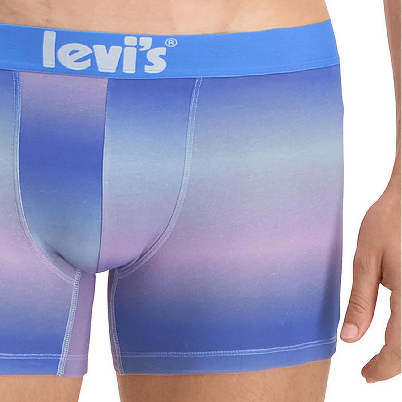 Súprava 2 kusov boxeriek Levi's® Ombre Boxer Brief 2P modré
