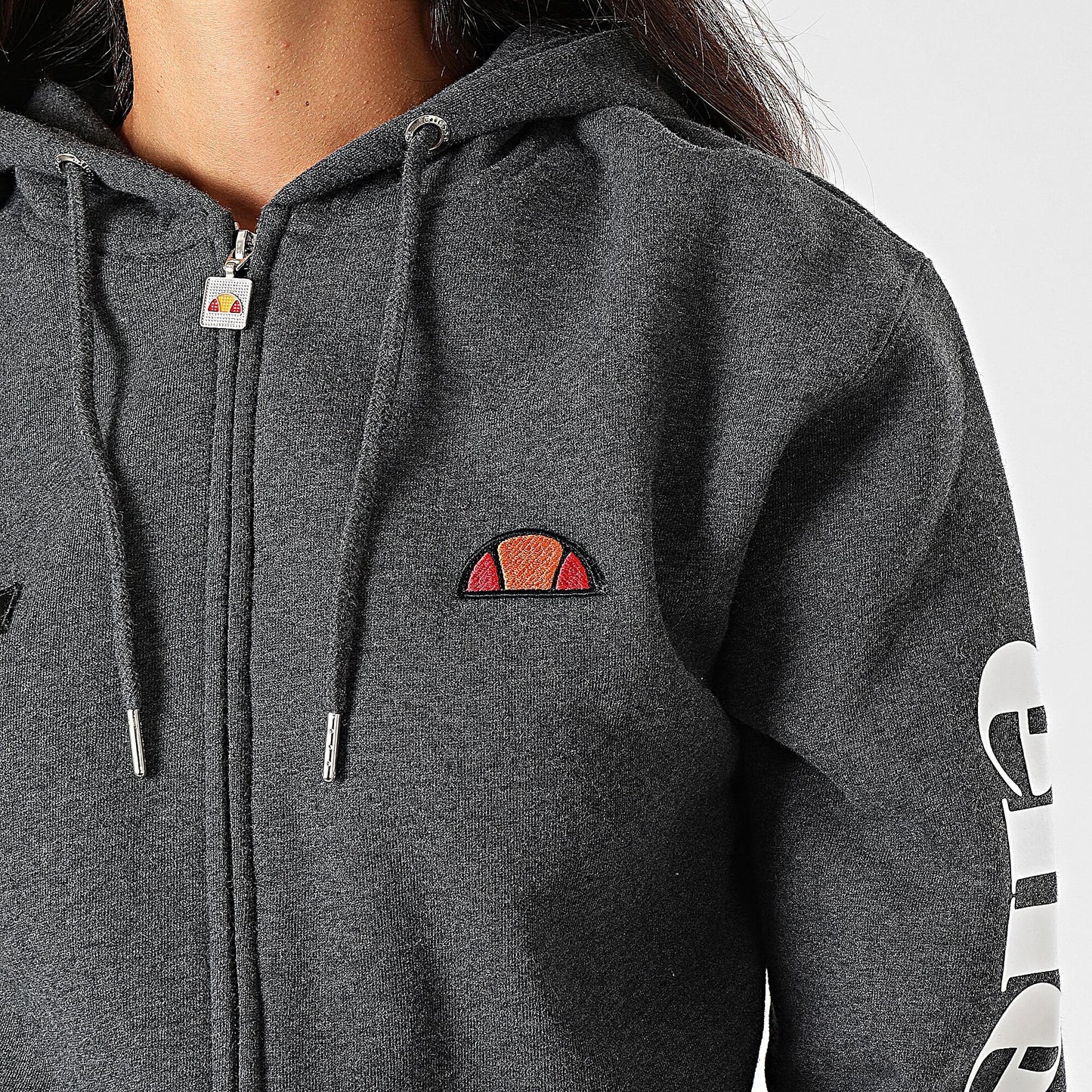 Ellesse Serinatas Full Zip Hoodie Anthracite