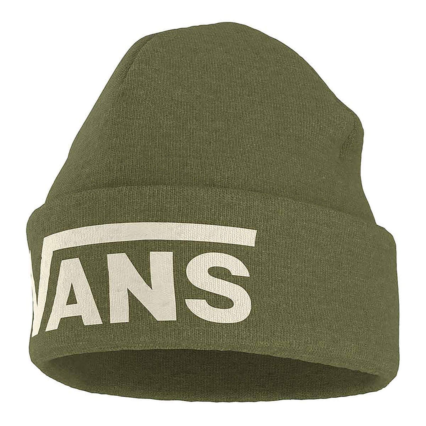 Pánska zimná čiapka Vans Mn Drop V Tall Cuff Beanie olivová zelená