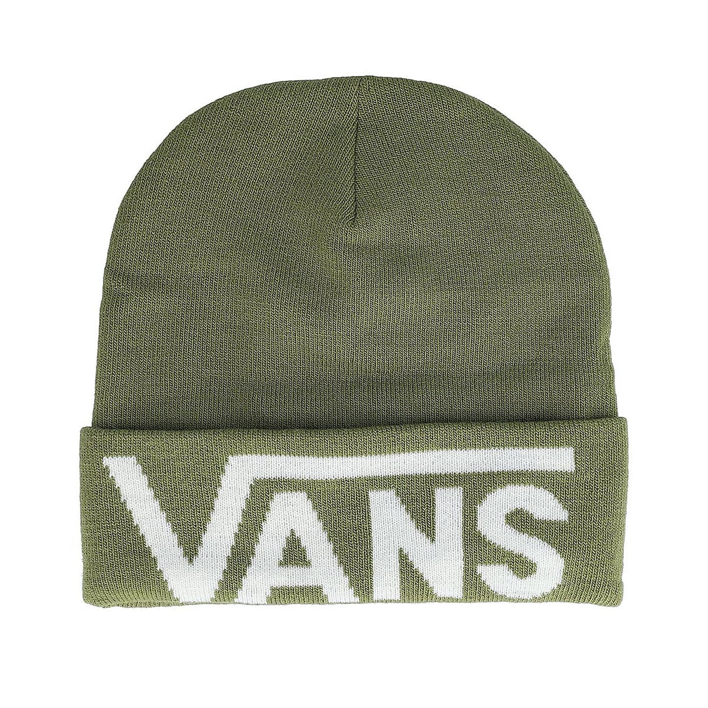 Pánska zimná čiapka Vans Mn Drop V Tall Cuff Beanie olivová zelená