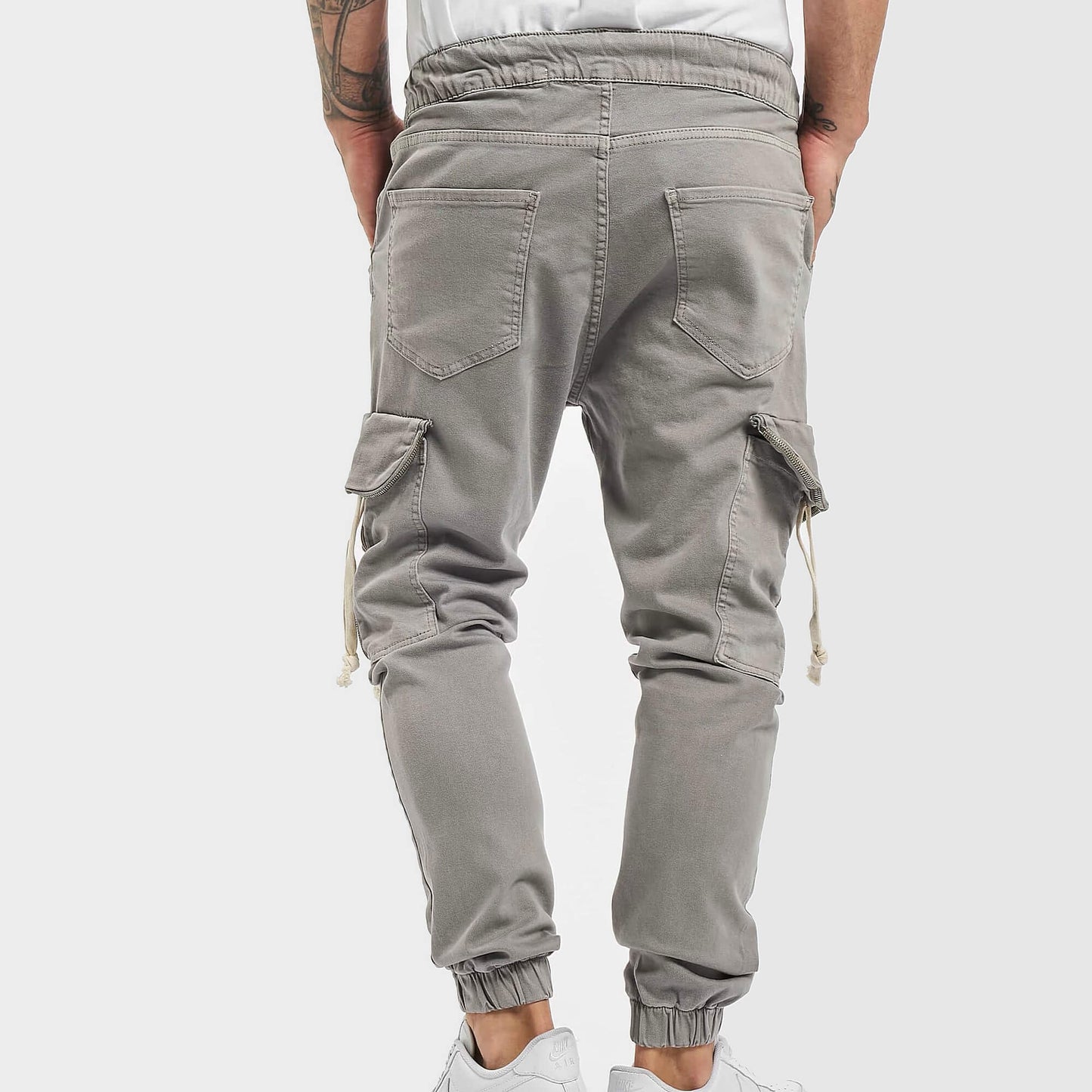 Džínsy jogger VSCT NOAH Denim Cargo Cuffed grey  šedé