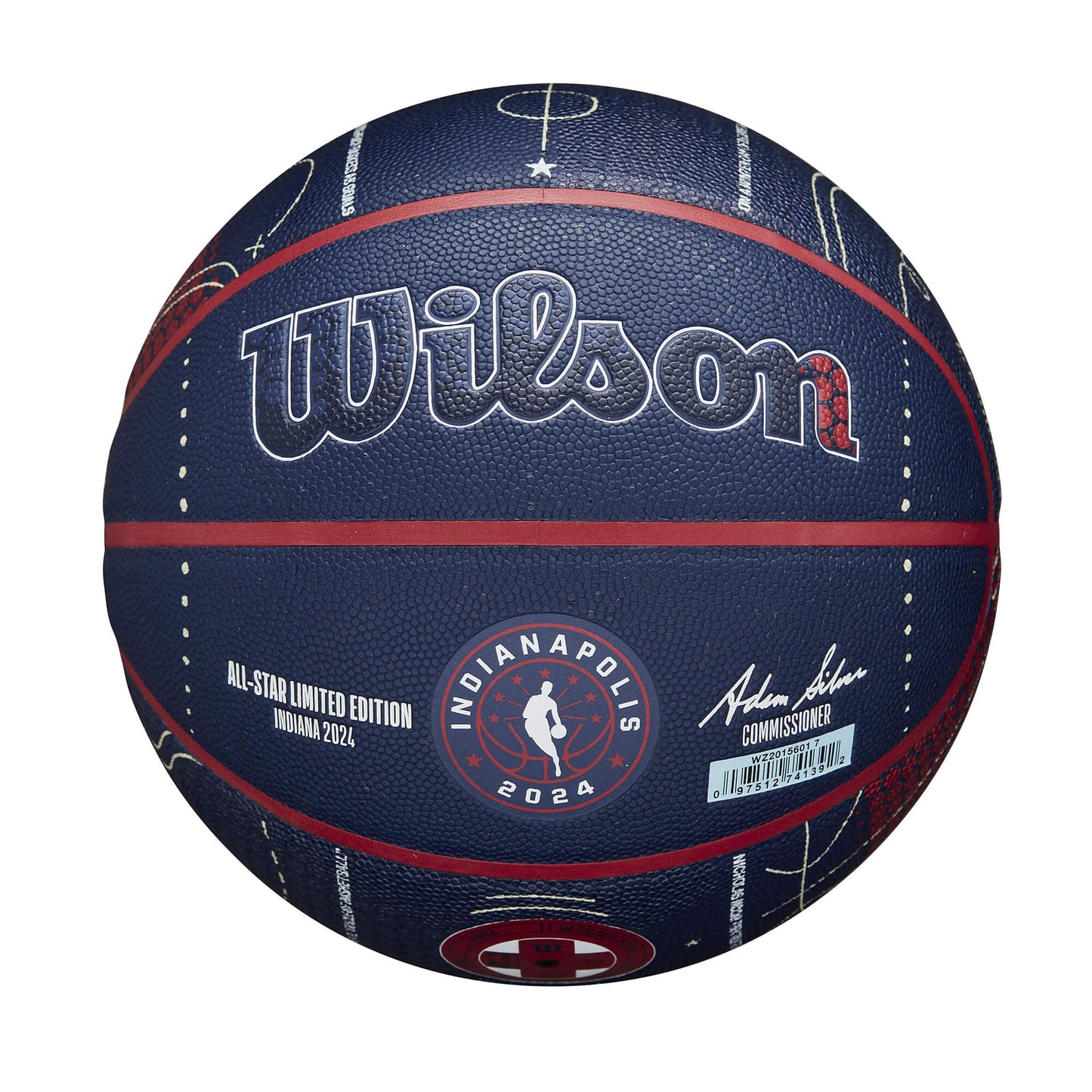 Wilson 2024 NBA All Star Collector Bskt (sz. 7)