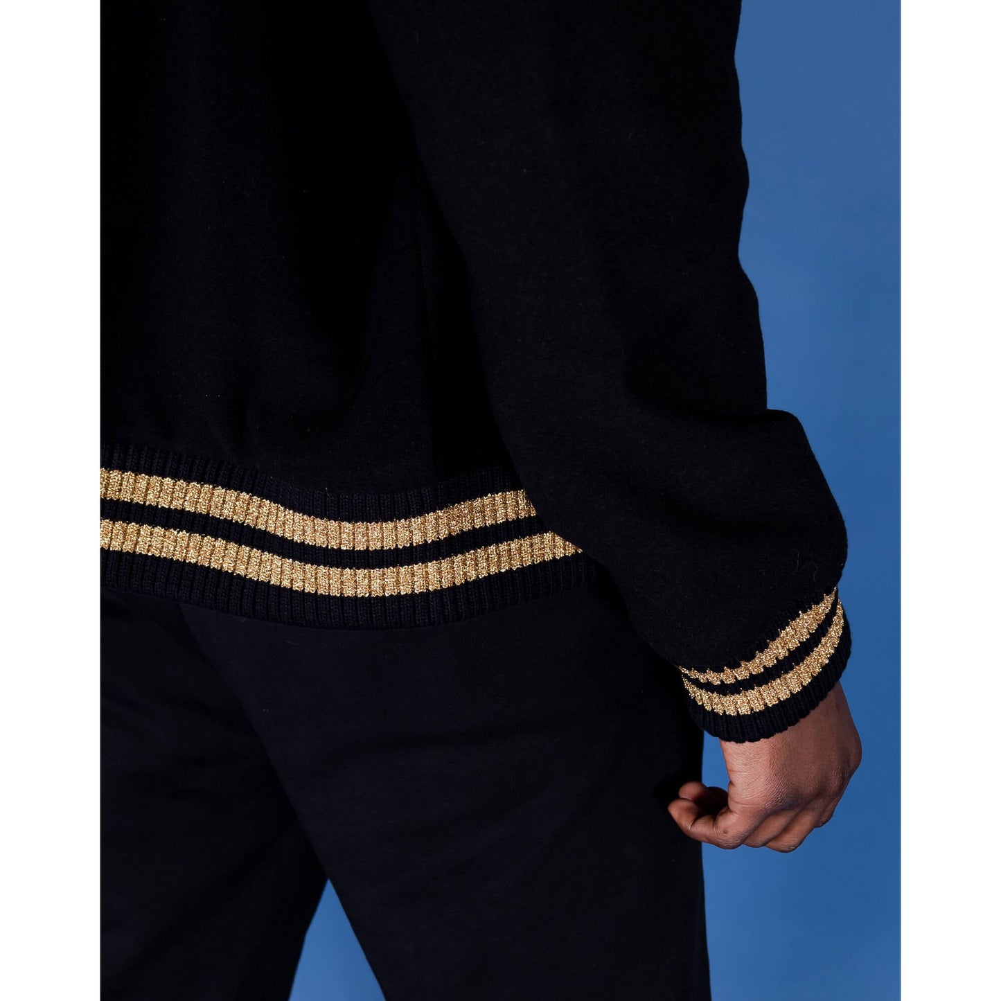 Bunda bomber Sprayground Golden Tiger Varsity čierna