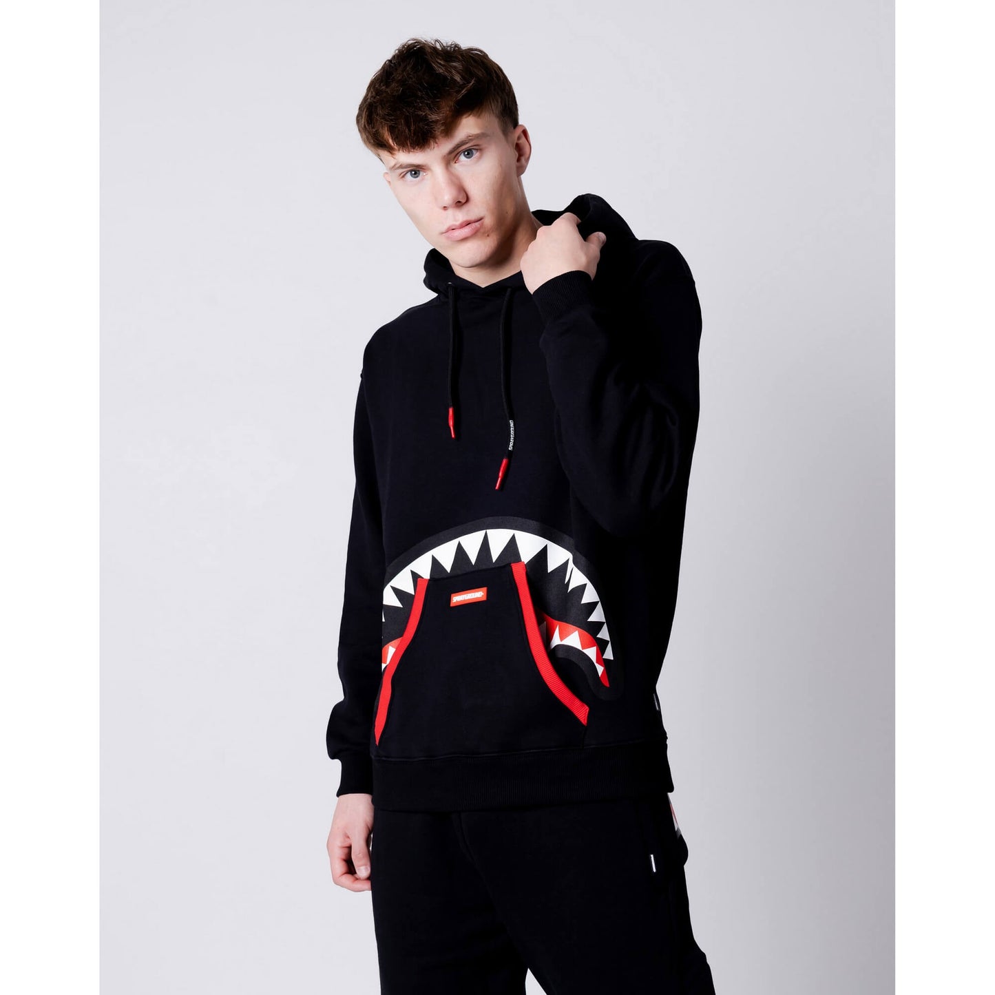 Sprayground Hidden Shark Hoodie Black Black