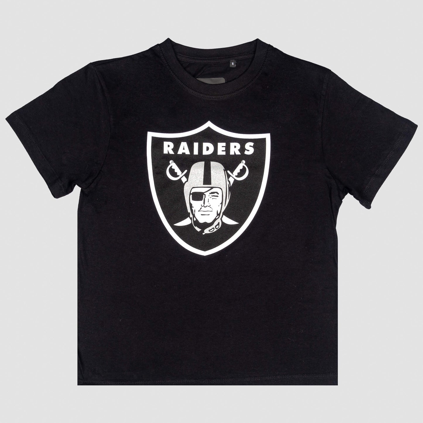 Outer Stuff NFL Primary Logo Ss Tee Raiders Black