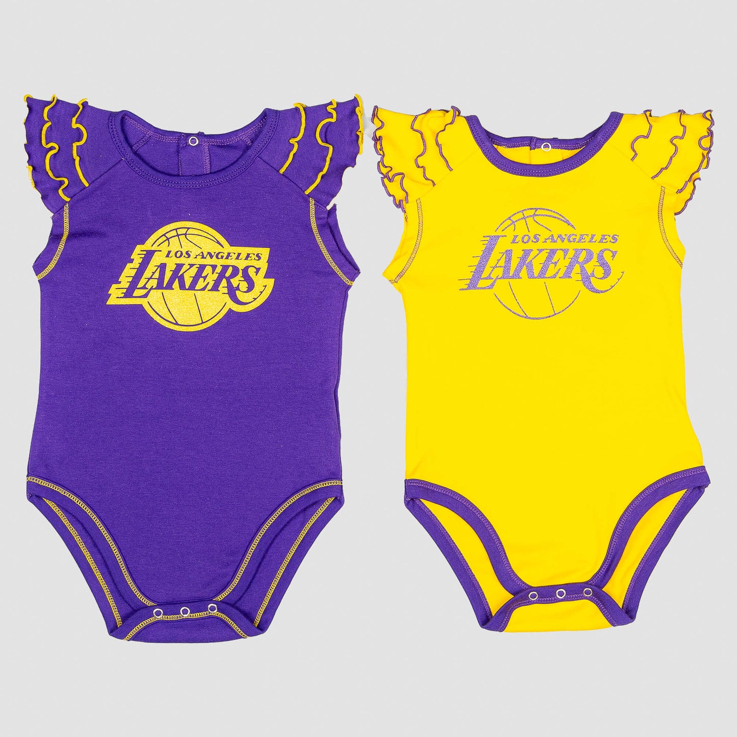 OUTER STUFF SHINING ALL STAR 2PACK CREEPER LOS ANGELES LAKERS Yellow/Purple