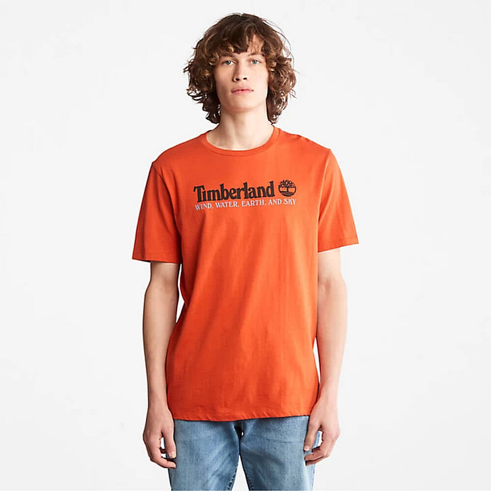 Timberland NEW CORE Front Graphic Tee (Regular) Burnt Ochre