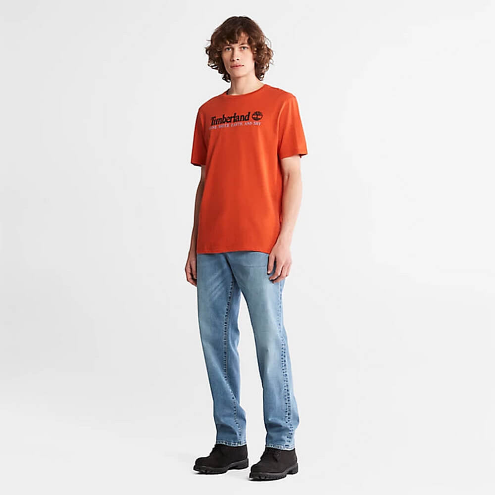 Timberland NEW CORE Front Graphic Tee (Regular) Burnt Ochre