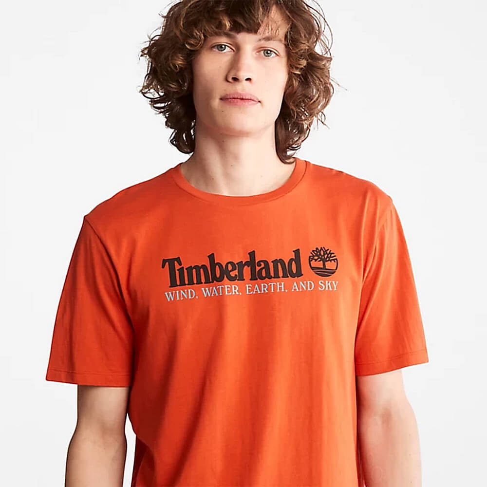 Timberland NEW CORE Front Graphic Tee (Regular) Burnt Ochre