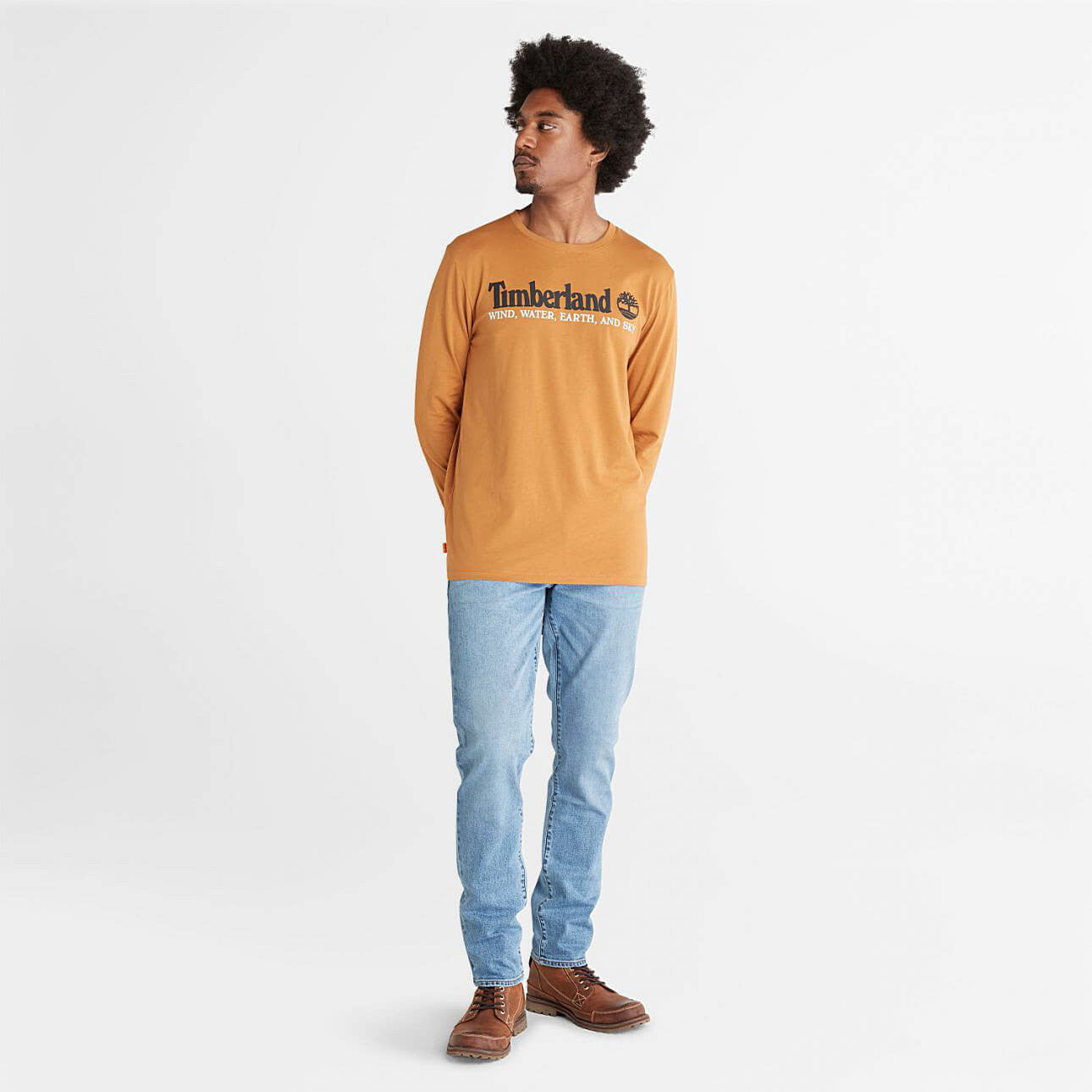 Timberland WWES LS Tee Wheat Boot