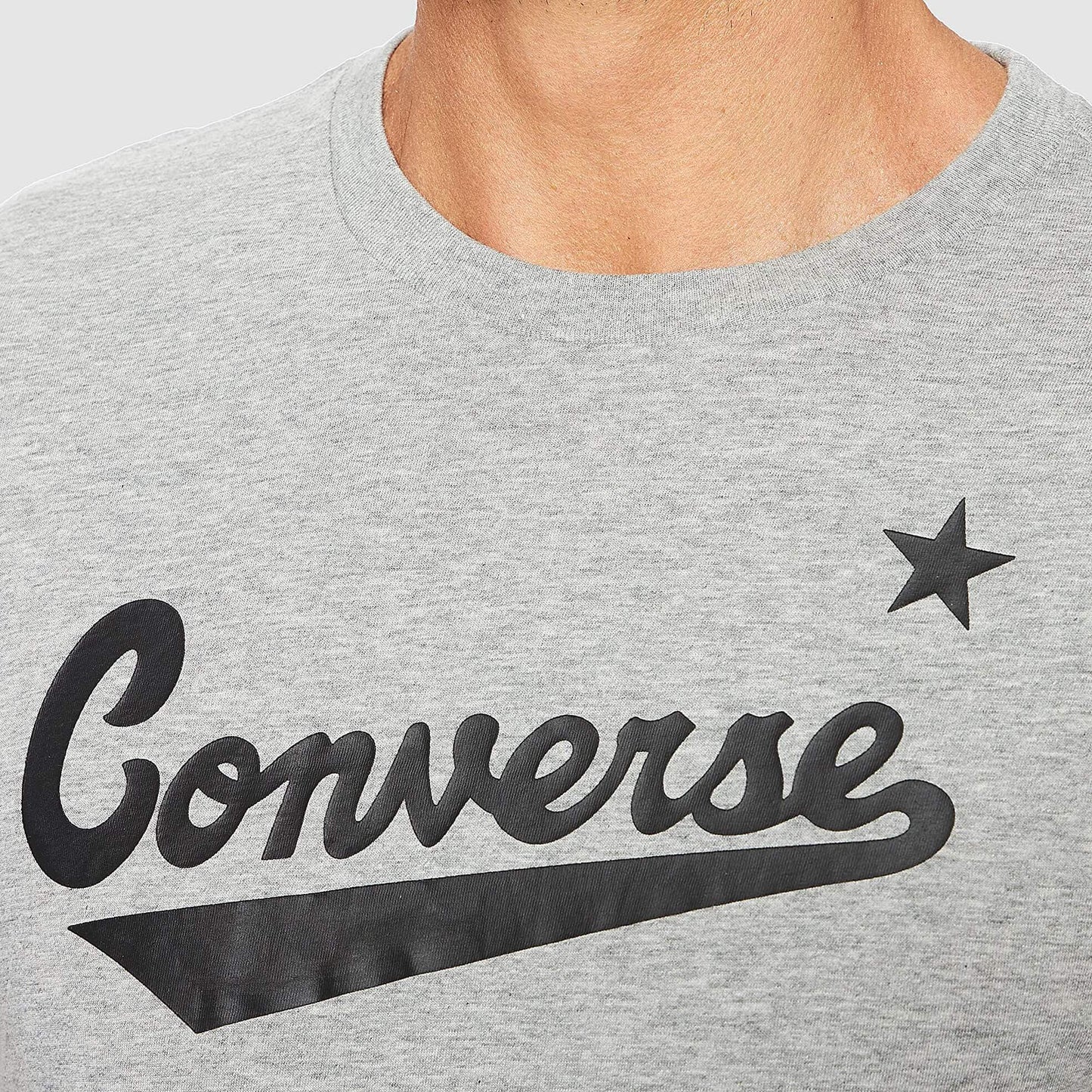 Converse Script Tee Grey