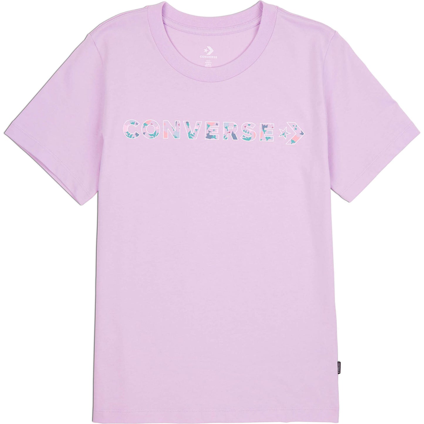 Converse Icon Play Floral Infill Tee PURPLE
