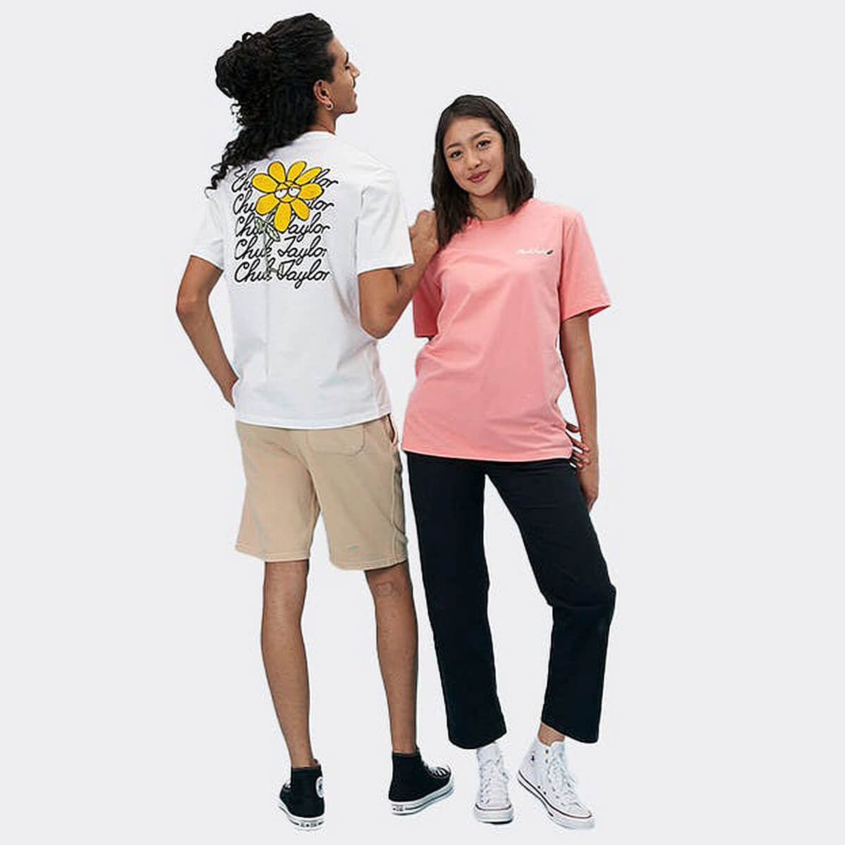 Converse Playera Converse Go To Grow Together Unisex White