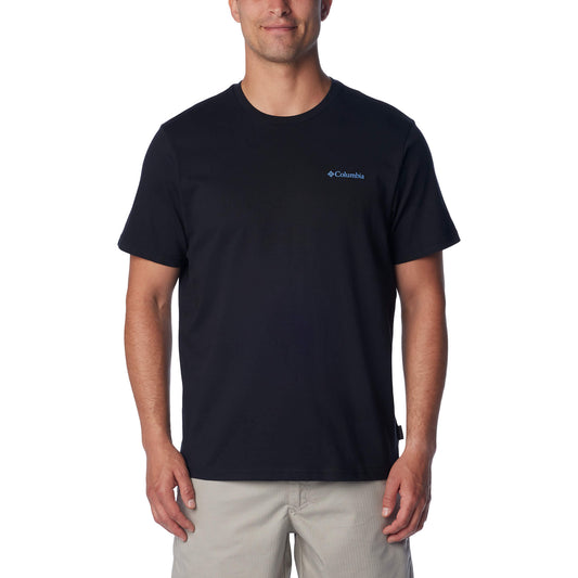 Columbia Explorers Canyon™ Back SS Tee - Black/Bearly Tribe