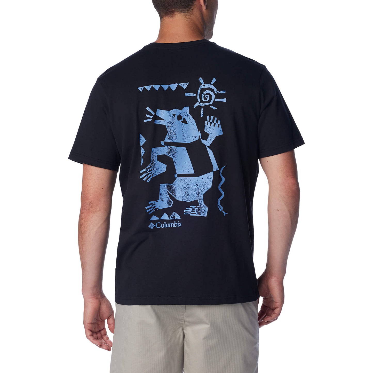 Columbia Explorers Canyon™ Back SS Tee - Black/Bearly Tribe