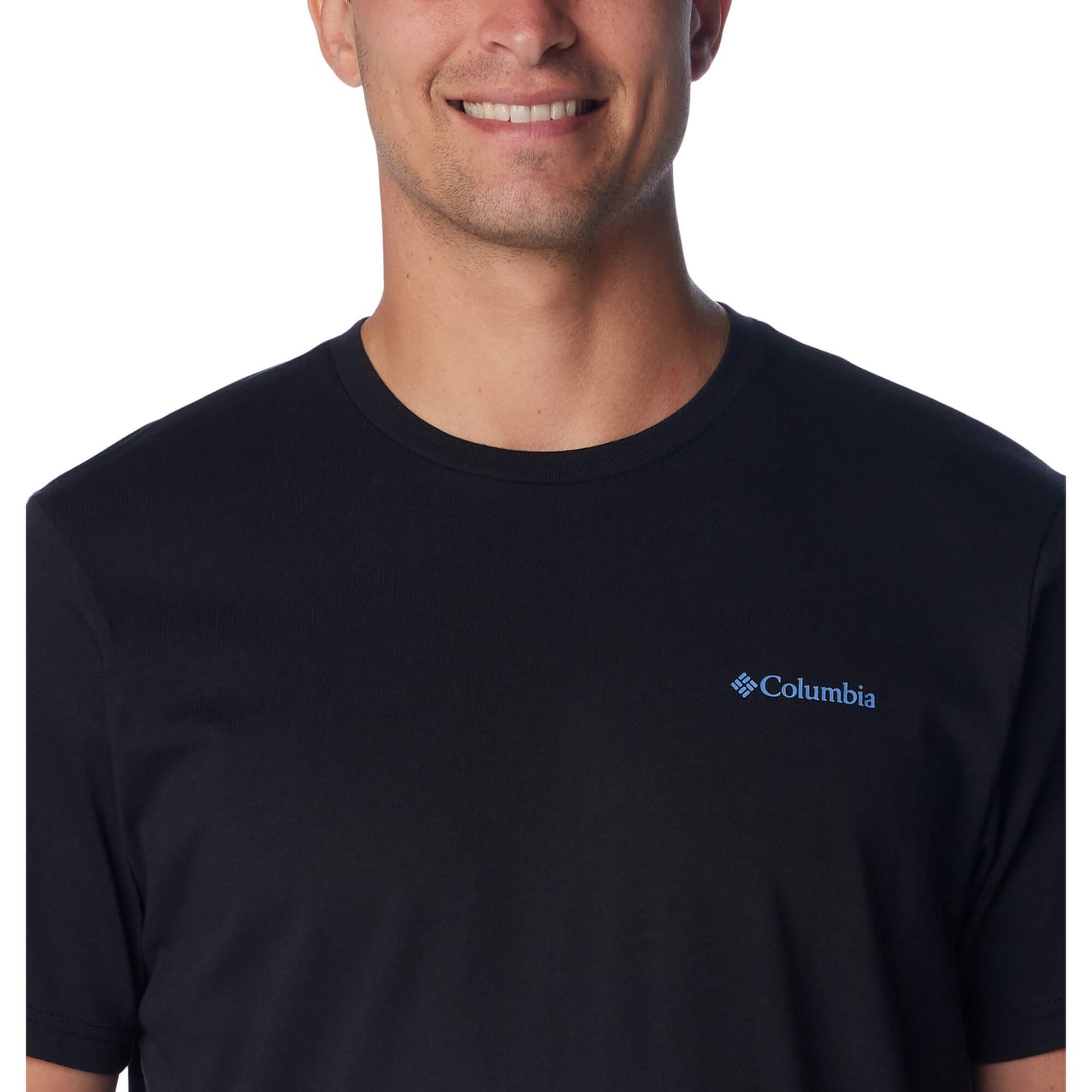 Columbia Explorers Canyon™ Back SS Tee - Black/Bearly Tribe