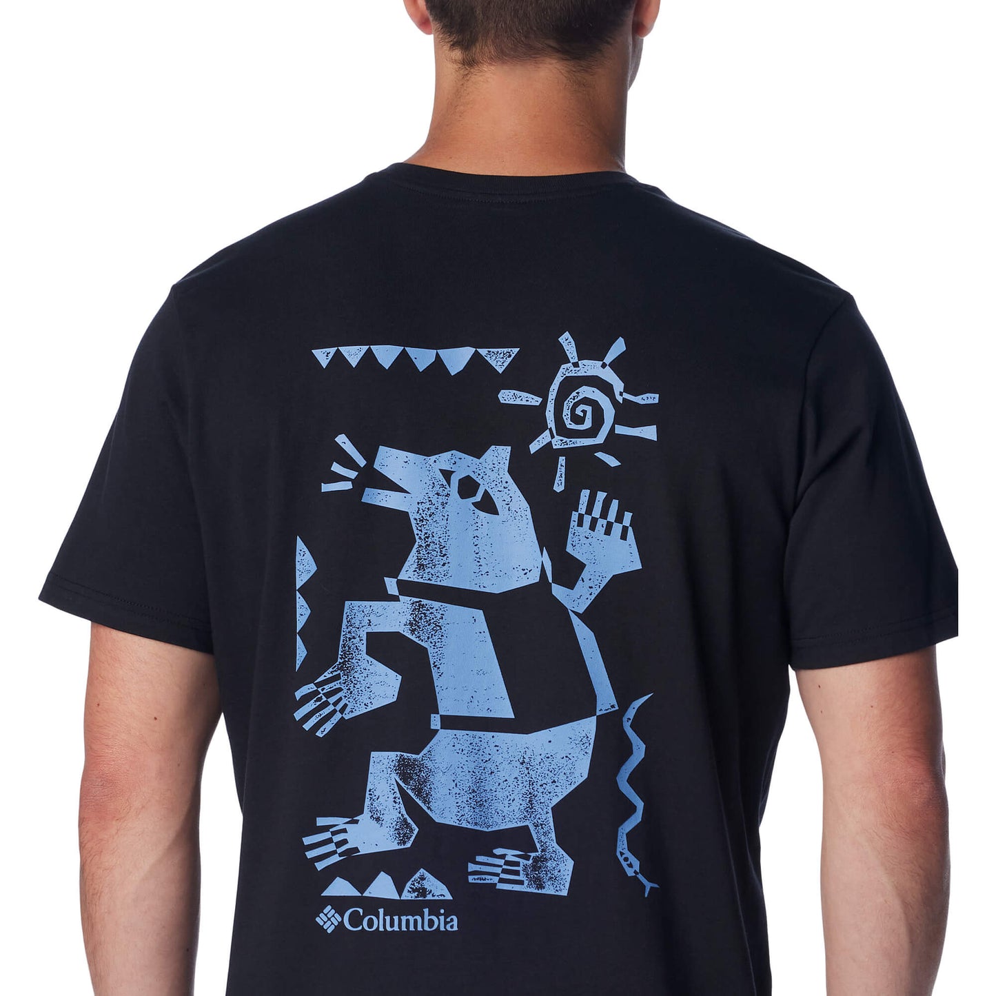 Columbia Explorers Canyon™ Back SS Tee - Black/Bearly Tribe
