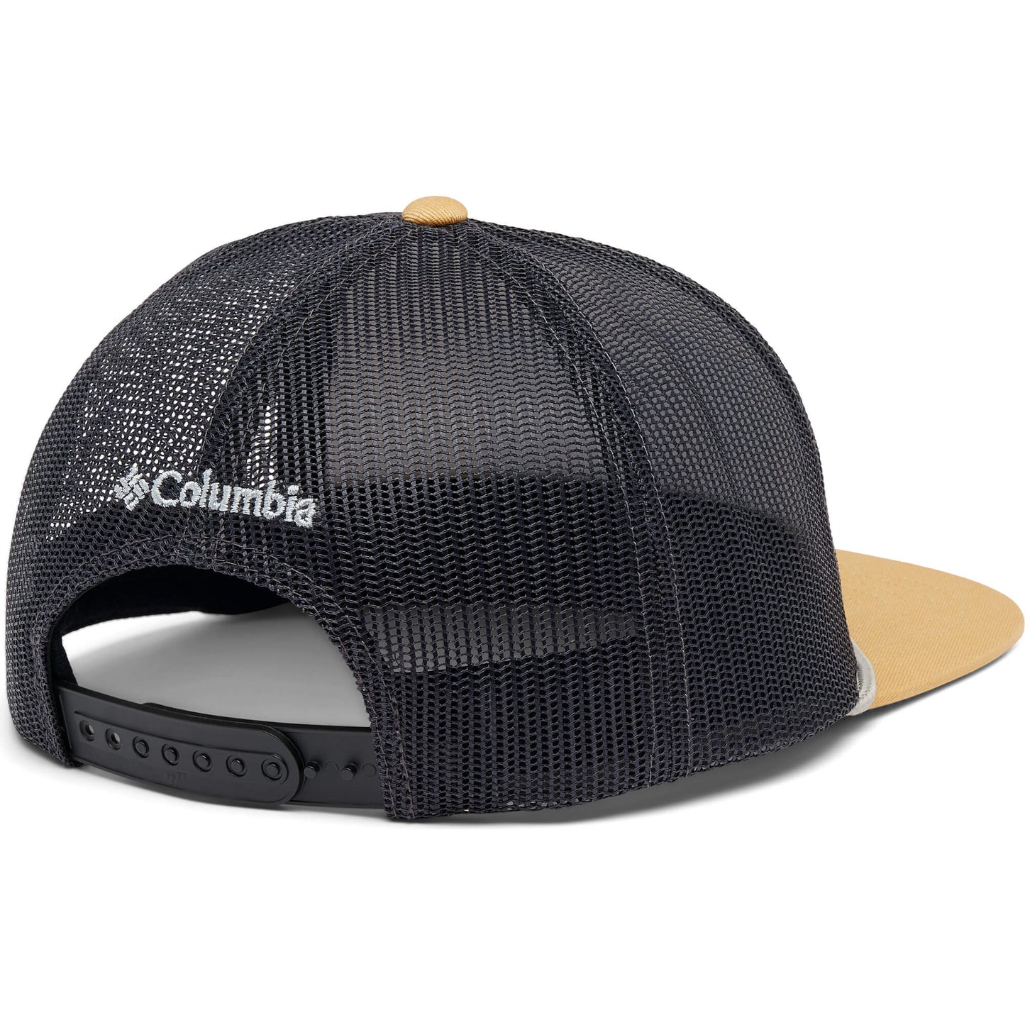 Columbia™ Flat Brim Snap Back - Dark Stone/Light Camel/West Fish