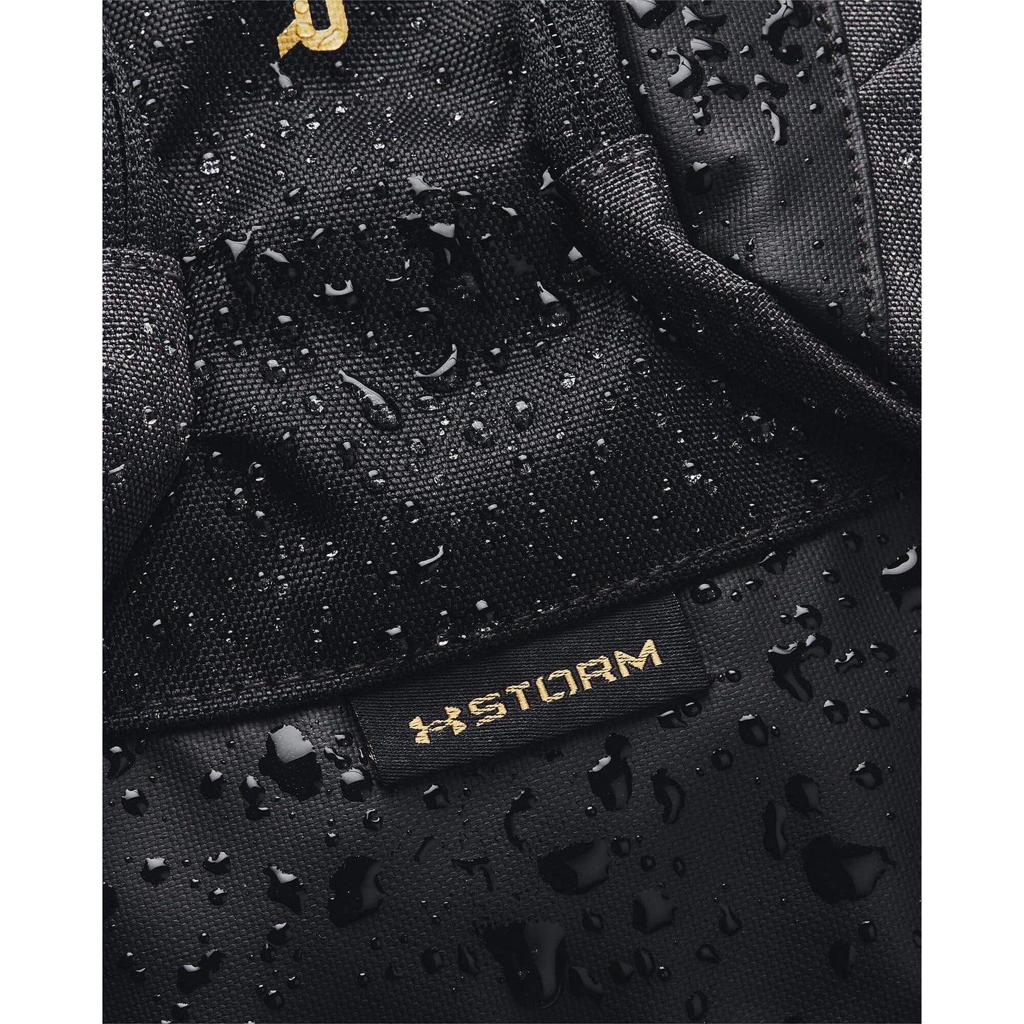 Under Armour UA Storm Hustle Pro Backpack Black Medium Heather/Black/Metallic Gold