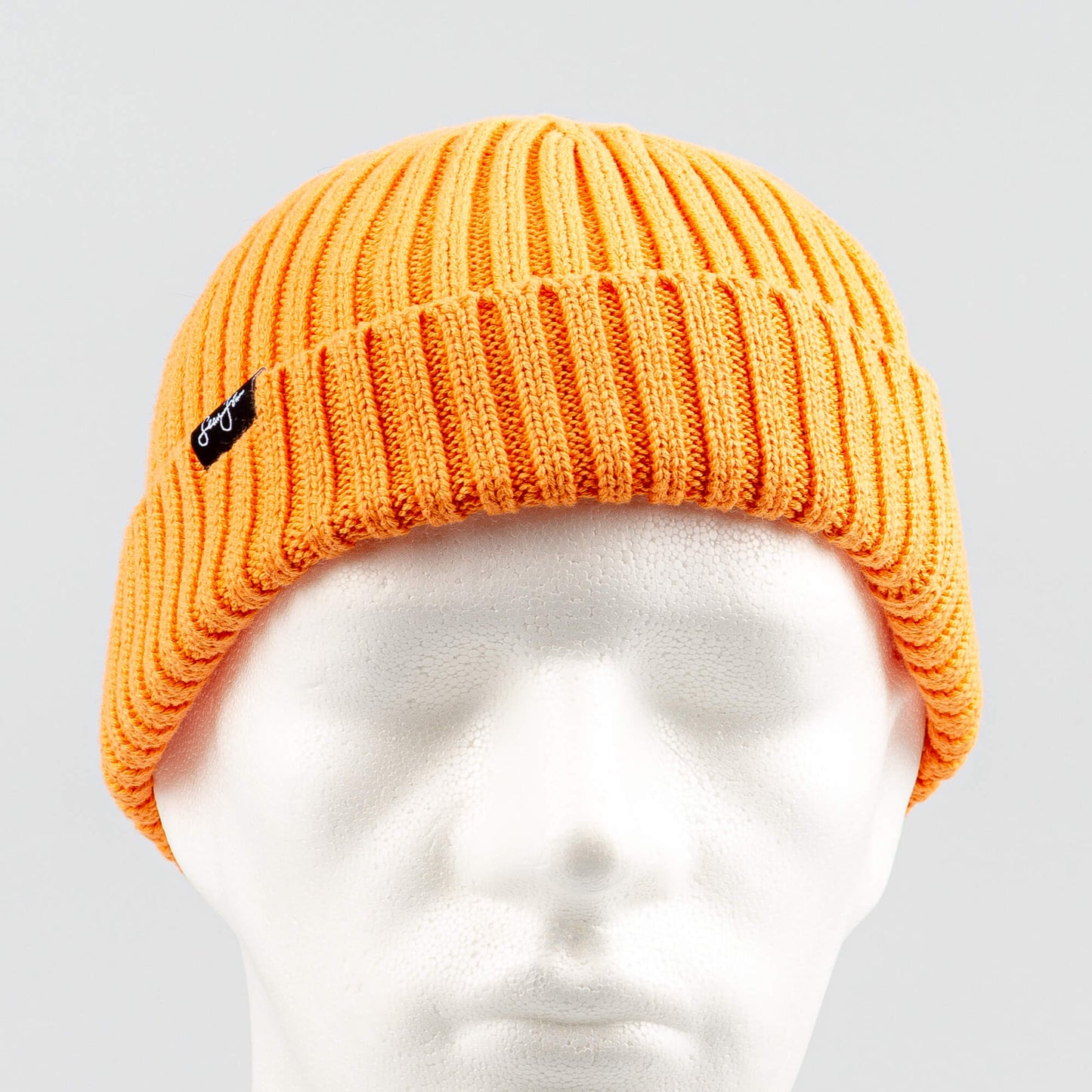 Zimná čiapka Sean John Script Flag Label Short Beanie oranžová