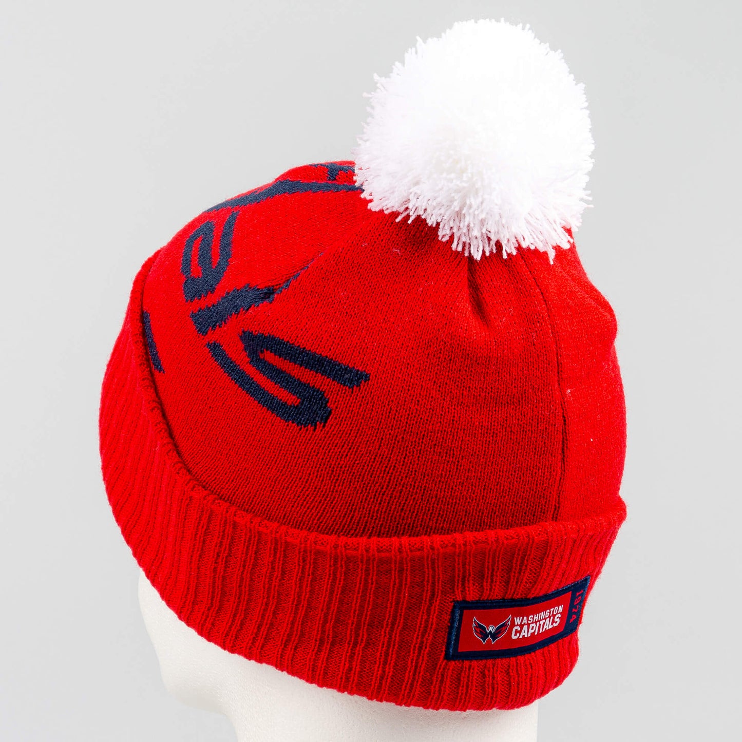 Outer Stuff NHL Big-Face Cuffed Pom Capitals Red