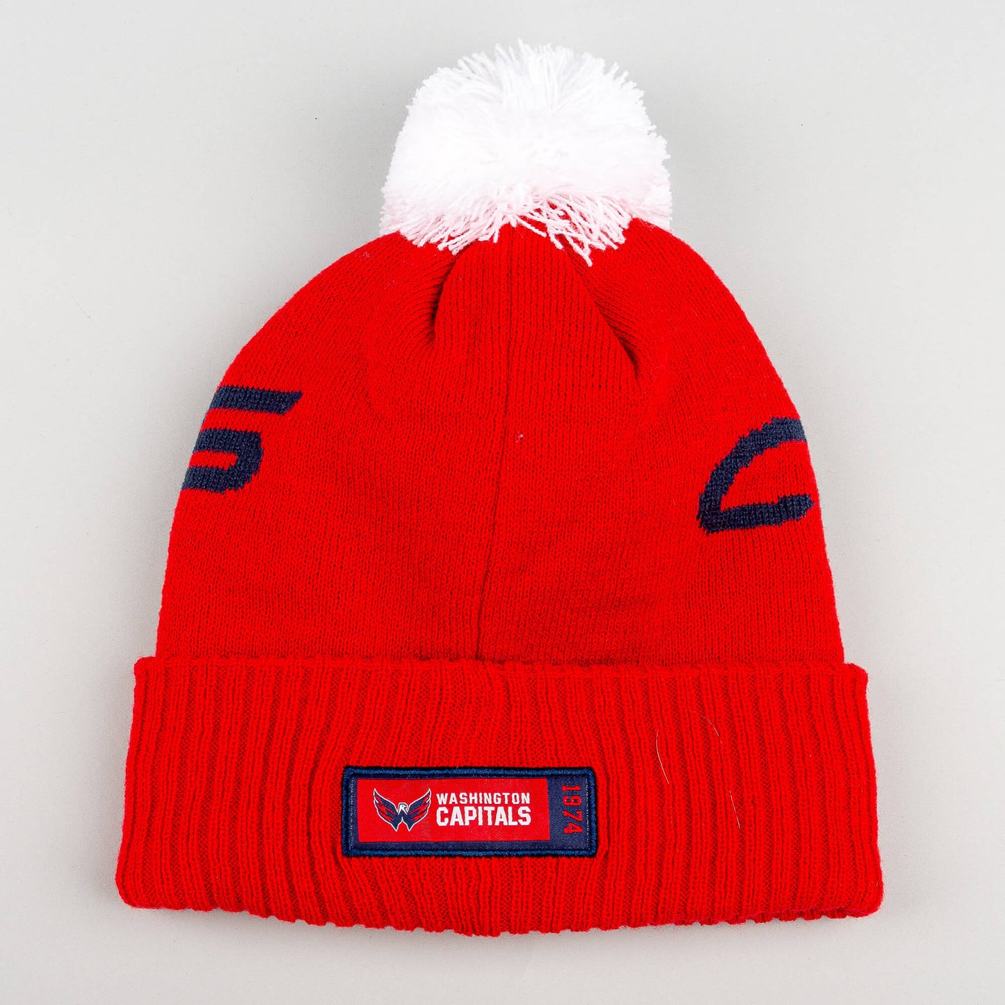 Outer Stuff NHL Big-Face Cuffed Pom Capitals Red