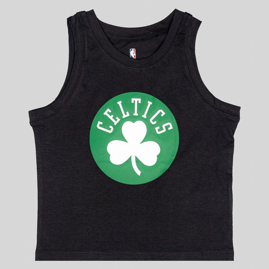 Outer Stuff Logo Tank Boston Celtics Black