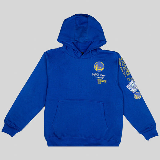 Mikina s kapucňou Outerstuff Team Drip Hoodie Golden State Warriors Curry Stephen modrá