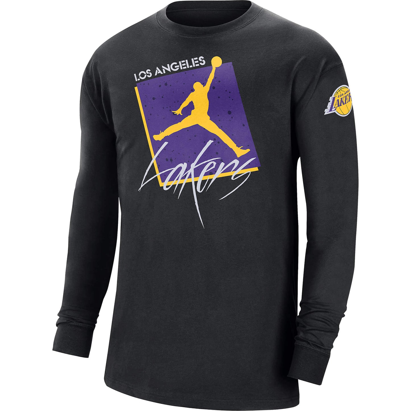 Jordan Nk Courtside Statement Max 90 Ls - 8-20Y - La Lakers Black