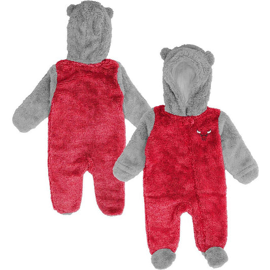 Outer Stuff Game Nap Teddy Fleece Bunting Pram - (Dupačky) Chicago Bulls Red/Grey