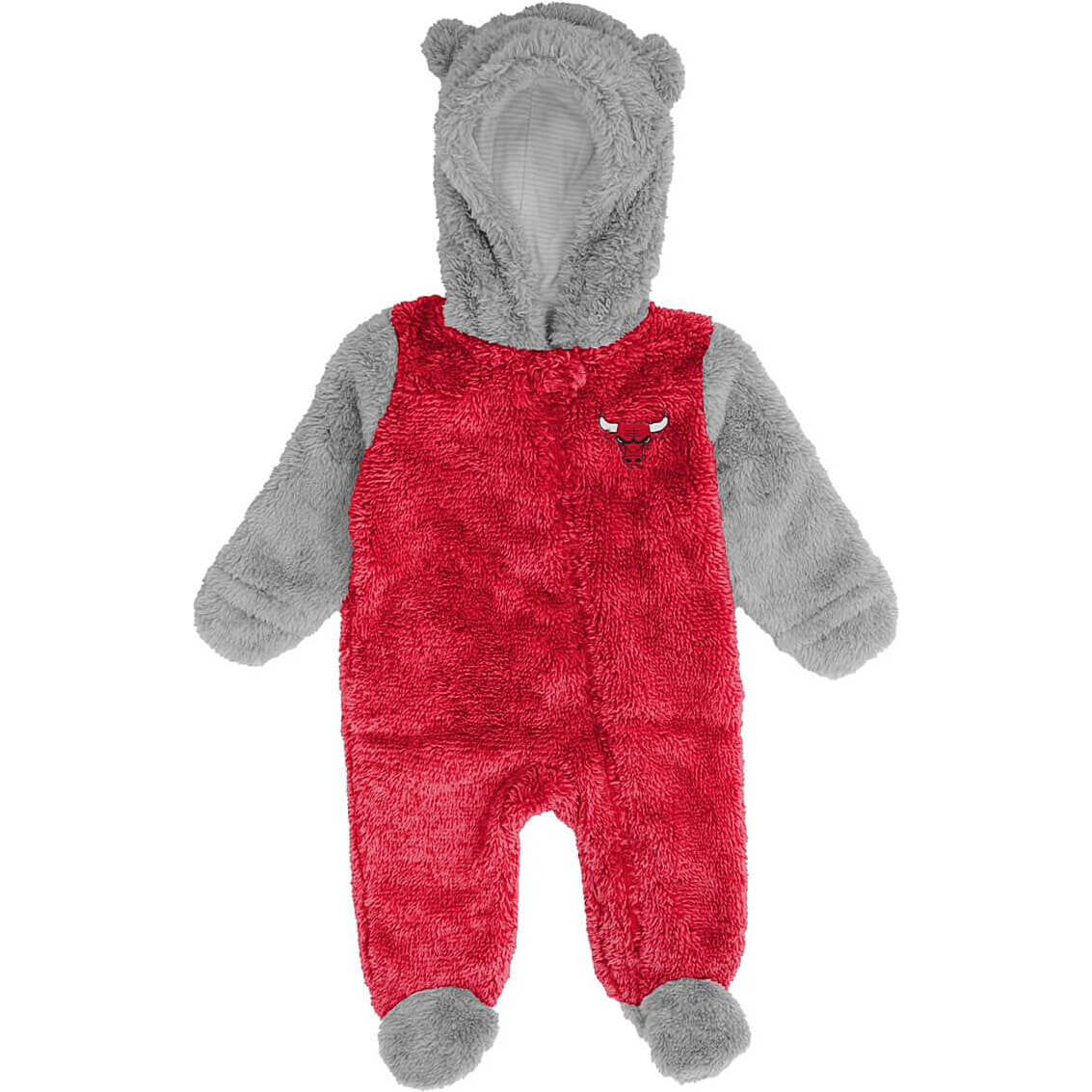 Outer Stuff Game Nap Teddy Fleece Bunting Pram - (Dupačky) Chicago Bulls Red/Grey