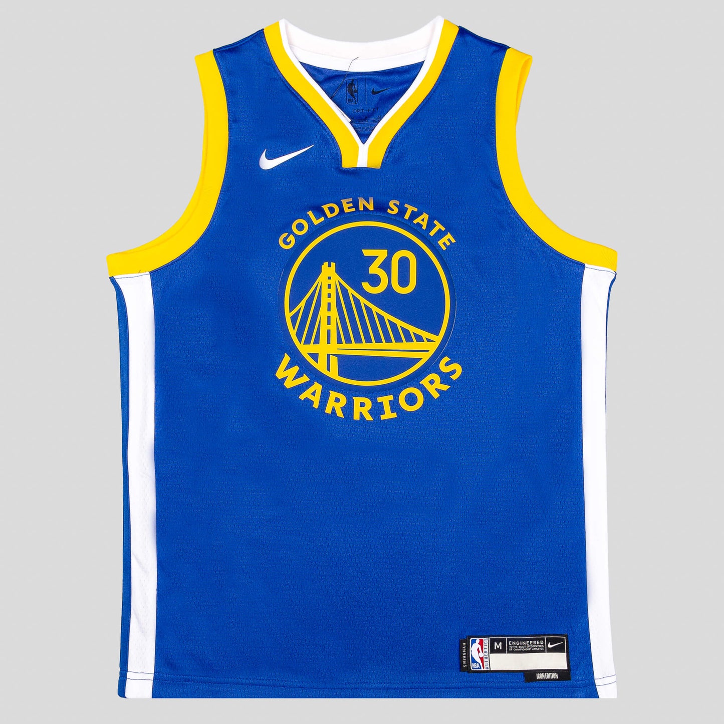Detský basketbalový dres Nike Boys Icon NBA Swingman Jersey - Player Golden State Warriors Stephen Curry – Nr. 30 modrý