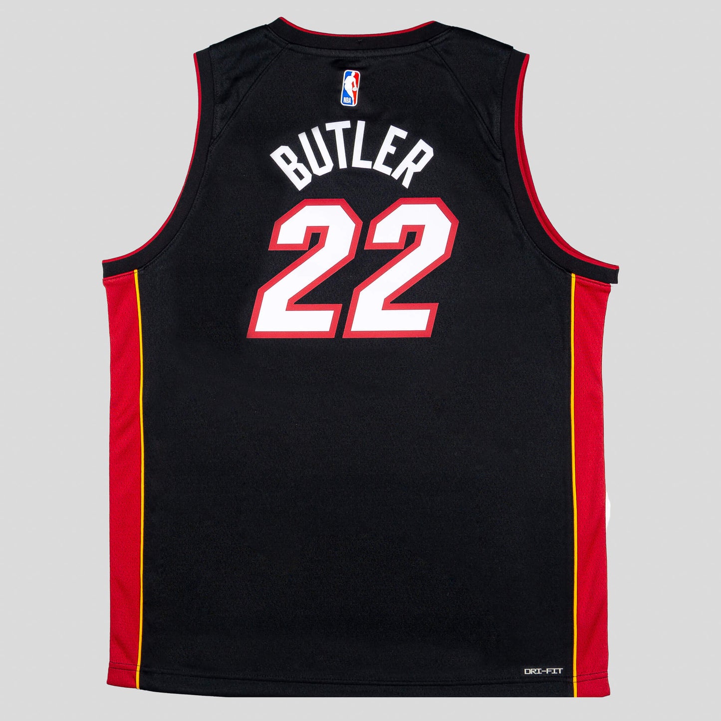 Detský basketbalový dres Nike Boys Icon NBA Swingman Jersey - Player Miami Heat Jimmy Butler – Nr. 22 čierny