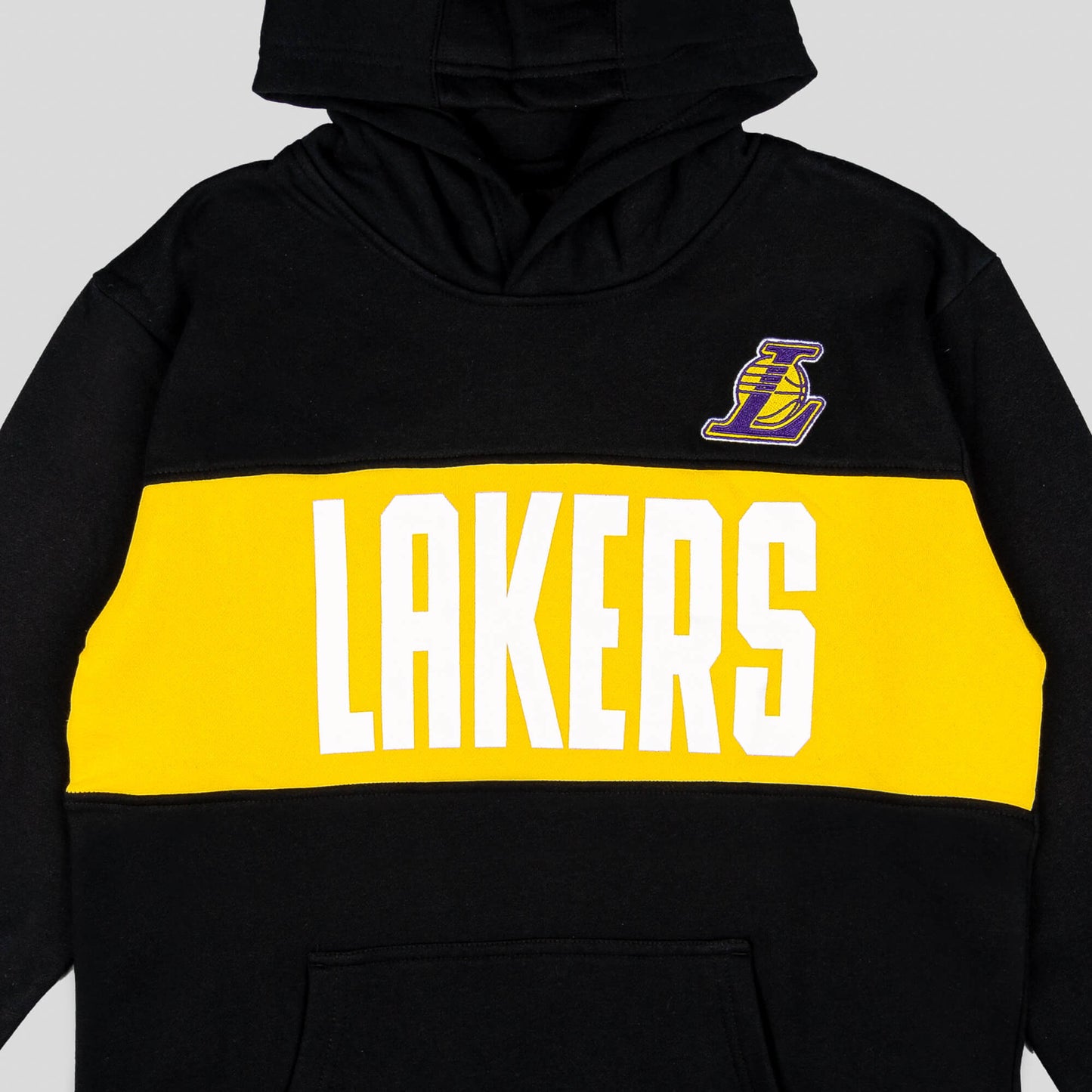 Detská mikina s kapucňou Outerstuff Pole Position Pullover Hoodie - 8-20Y Los Angeles Lakers čierna/žltá