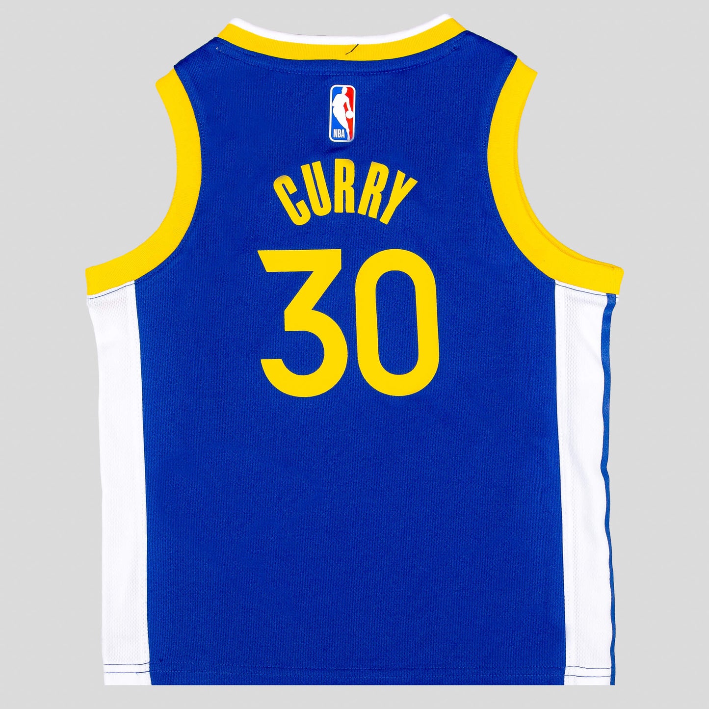 Detský basketbalový dres NBA Nike 0-7Y Icon Replica Jersey Golden State Warriors Stephen Curry – Nr. 30 modrý/žltý