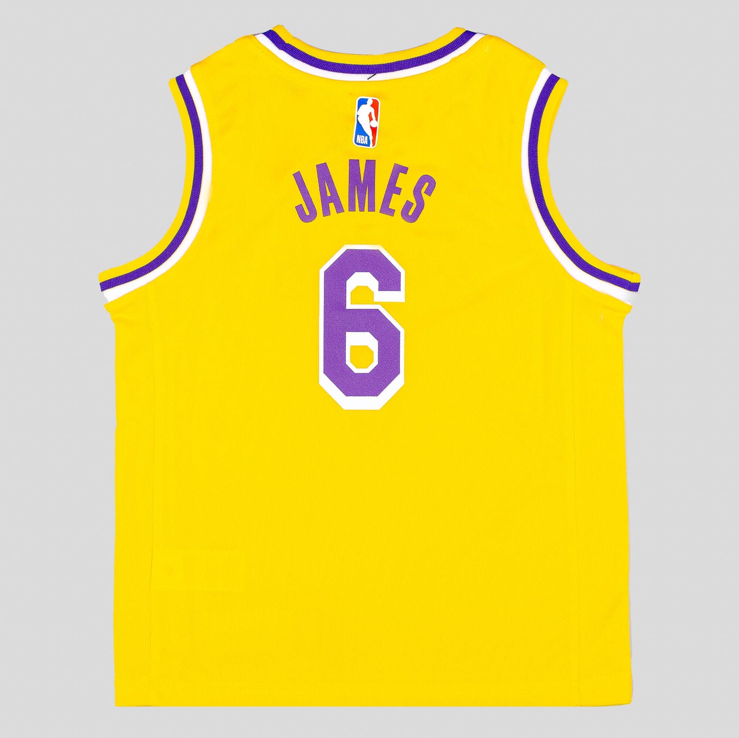 Nike 0-7 Icon Replica Jersey Los Angeles Lakers Lebron James – Nr. 6 Yellow/Purple