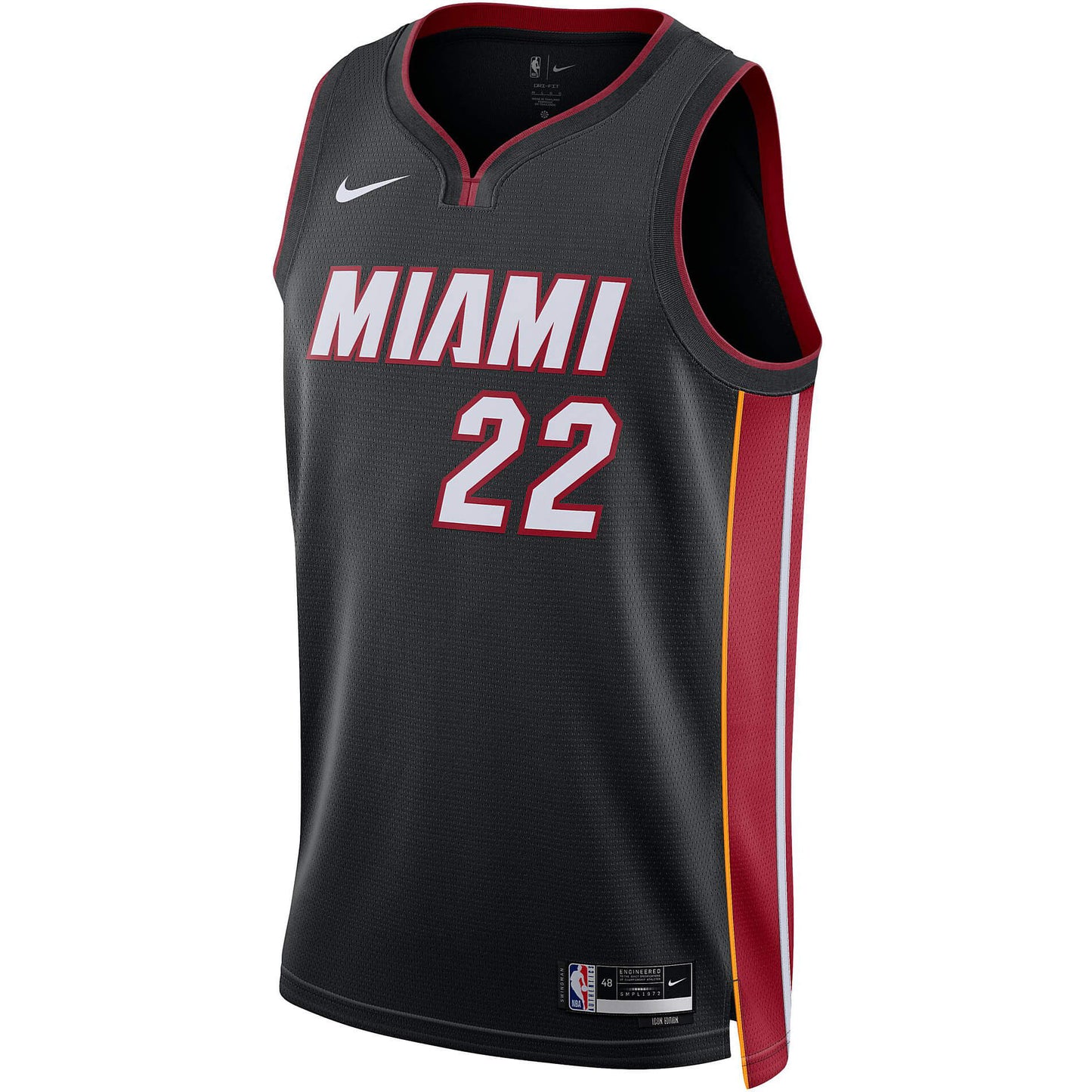 Detský basketbalový dres Nike Boys Icon NBA Swingman Jersey - Player Miami Heat Jimmy Butler – Nr. 22 čierny