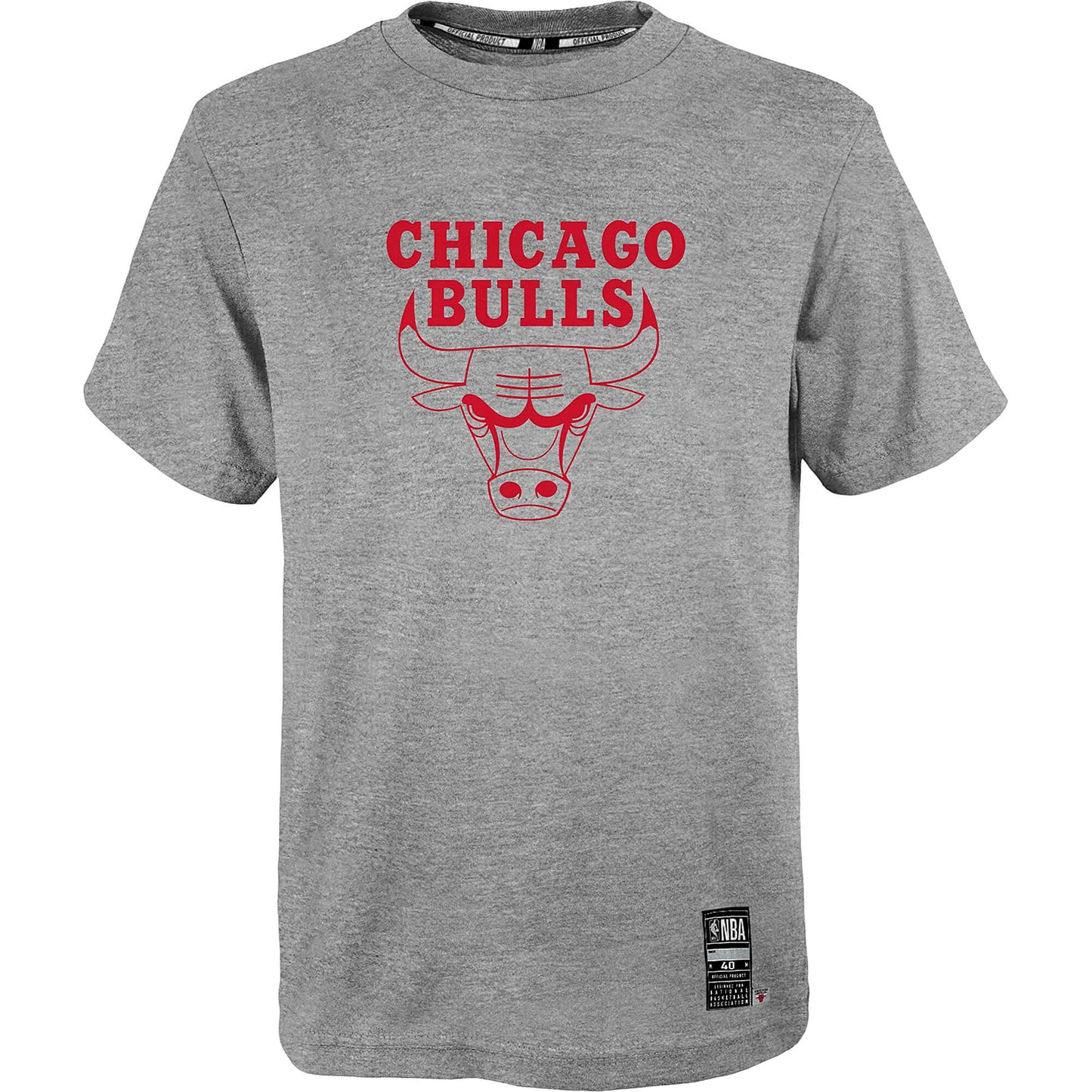 Outer Stuff By The Numbers Ss Tee Chicago Bulls Lavine Zach Grey